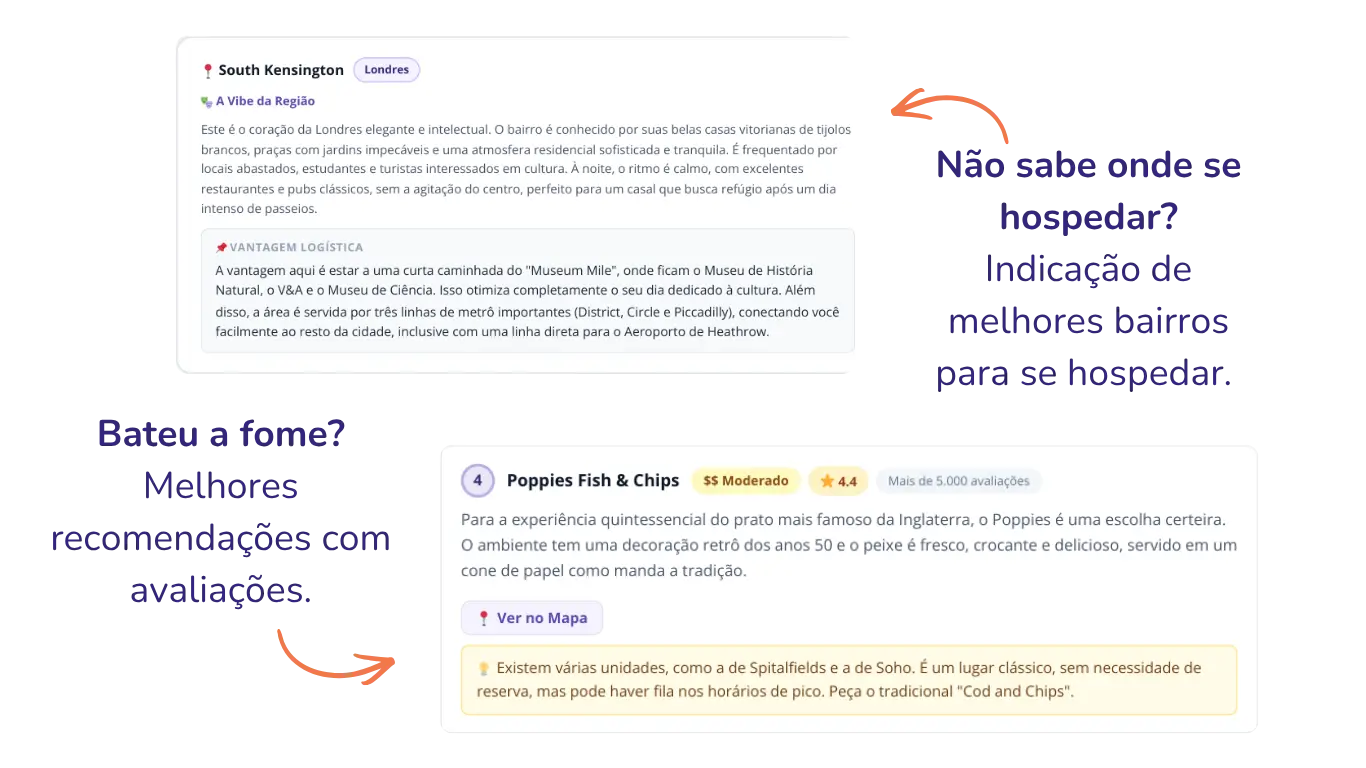 Exemplo de roteiro Rotify — mapa e deslocamentos